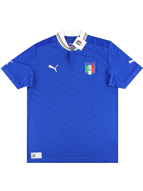 Italy maillot rétro domicile uniforme de football premier maillot de football sportswear pour hommes 2012-2013